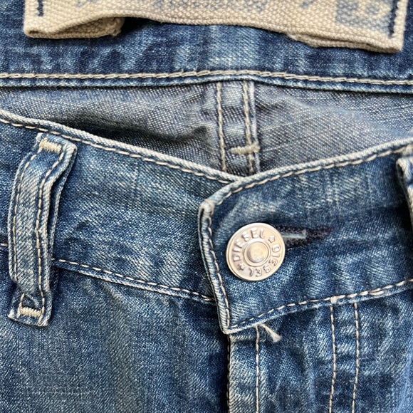 Mens Diesel Industry Blue Denim Jeans Medium Wash Size 32x28.5 - Picture 7 of 12